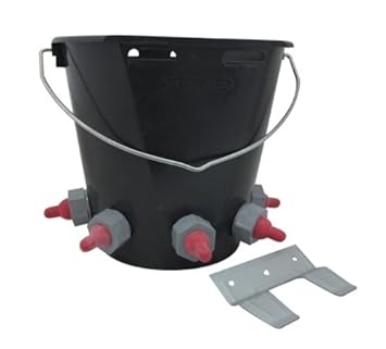 Nettex Large 4 6 Teat Lamb Feeder Bucket 6 Teats 12l