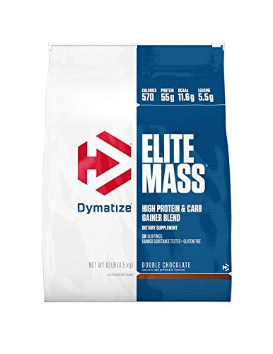 Dymatize Nutrition Elite Mass Double Chocolate 10 lbs (4540g)