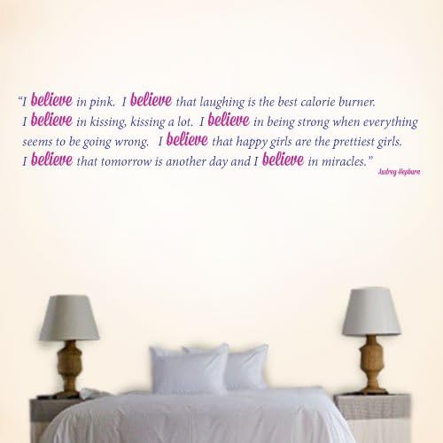 WQW000108_72 I Believe In 72 Inch Quote Vinyl Wall Decal