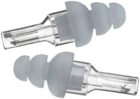 ER20 ETY Plugs Hearing Protection Earplugs Standard Fit (2 pairs, Clear with Frost Tip)