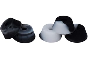 Teak Tuning Bubble Bushings Pro Duro Series in Black and White Swirl - Medium (71A) - Custom Molded Fingerboard Tuning