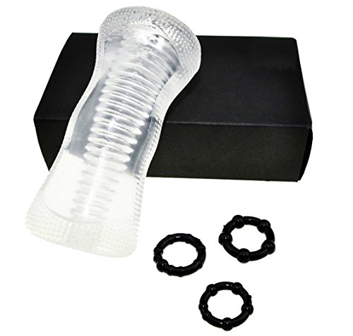 UPC 712392997256, Super Cockring Masturbator For Male, An Adult Masturbation Sex Toy from Primal Juice, Made with 100% Silicone, Erection Enhancer And Penis Enlarger Stroker, Make Her Vagina Happy Today!