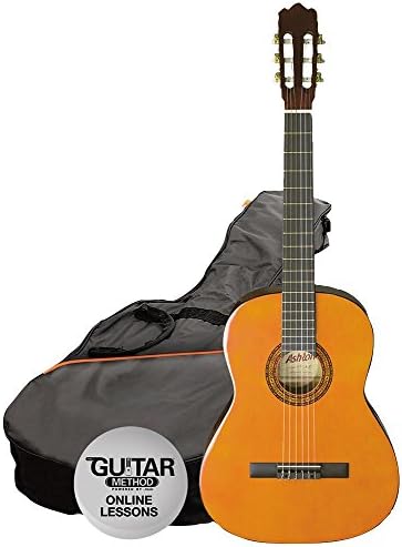 GUITAR, ACOUSTIC + BAG+LESSONS AMBER // GUITAR, ACOUSTIC + BAG+LESSONS AMBER; Plug Type:-; Colour:Amber ( SPCG34 AM )
