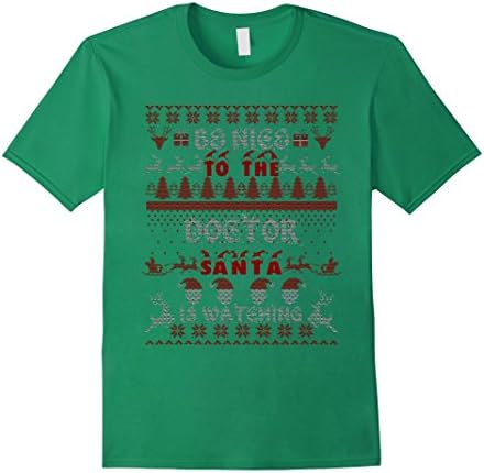 Mens Doctor Shirt Christmas Gift Women Men T Shirt Large Kelly Green
