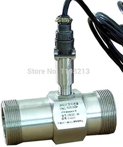 Flow Meter Liquid Turbine Flowmeter Sensor Transmitter Threaded Connections 5V-12V