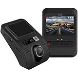 YI Mini Dash Cam, 1080p FHD Dashboard Video Recorder, Wi-Fi Car Camera with 140 Degree Wide-angle Lens, Night Vision, G-Sensor, 2” LCD Screen, Loop Recording