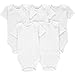 Wan-A-Beez 5 Pack Baby Girls' and Boys' Newborn and Infant Cotton Short Sleeve Bodysuits