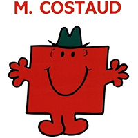 Monsieur Costaud (Collection Monsieur Madame) (French Edition) book cover