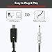 OTraki USB Guitar Cable 1/4 inch TS to USB 2.0 Interface Male 10ft Electric Bass Instrument Cord 6.35mm Studio Audio Connect Cables for Music Recording Editing - Not Compatible Any Games