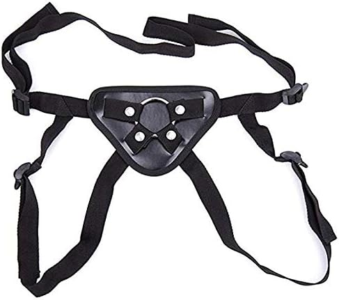Stŗáp on Hȁrńess Pleasure M`ássaging PË-Nís Pȁnties Black Leather