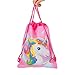 DRAGONFLYDREAMS 12 Pack Unicorn Bags Cute Drawstring Party Bag for Unicorn Party Supplies