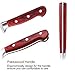 Kitchen Knife Set 15 Pieces with Wooden Block Sharpener 6 Pieces Serrated Steak Knives, homgeek Professional German X50Cr15 Stainless Steel Sharp Pakkawood Handle Chef Knife Block Set Full-Tang Forged