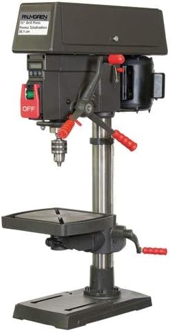 Bench Model Drill Press - 15" HD , Step Pulley, 16 Speed, 1/2 HP 120V/240V Motor, 185 lbs
