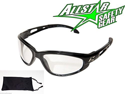 Lunarland Edge Eyewear Dakura Vapor Shield Anti Fog Lens Safety Glasses Sw111Vs W/ Pouch