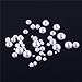 DECORA 500pcs White Flat Back Cabochons Pearls Half Round Faux Pearls for Crafts and Decoration