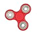 Tri-Spinner Fidget Toy With Premium Hybrid Ceramic Bearing ,Fidget Spinner ,Best Stress Reducer Relieves ADHD ,Anxiety,Boredom and Hand Killing Time (Red)