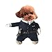 NACOCO Pet Policeman Costumes Dog and Cat Halloween Suits (Medium)