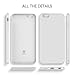 iPhone 6 Plus / 6S Plus Case, TOPVISION [Snap-On Design] Ultra-Thin [Exact Fit] Premium Minimalist Matte Finish Hard Case for iPhone 6 Plus and iPhone 6S Plus (White) – 2PACK