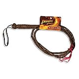 Indiana Jones 6' Leather Whip Six Foot Costume Accessory Costume Harrison Ford