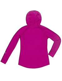 New Balance - Camiseta con capucha para niña