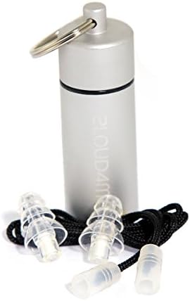 2LOUD4ME High Fidelity Ear Plugs For Noise Reduction - Best For Motorcycle Hearing Protection, Concert, Festival, Musicians &amp; Sleeping. Soft Silicone - With Cord And Aluminium Case