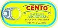 Cento Flat Anchovies in Olive Oil, 2-Ounce Tins (Pack of 25)