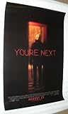 You're Next Full Size Movie Poster Lionsgate Snootfilms 2013 SDCC