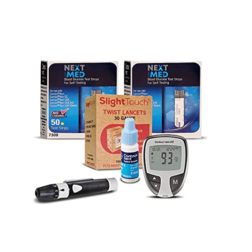NextLevelMed Diabetes Testing Kit Includes Strips, Lancets, Alcohol