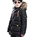 FARVALUE Boy Winter Coat Warm Quilted Puffer Water Resistant Parka Jacket with Detachable Fur Hood for Big Boys
