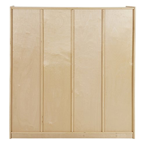 ECR4Kids Birch 8-Section Slim-Fit School Coat Locker with Hooks and Storage for Kids, 48" Wide - Thumbnail 6