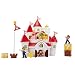 Nintendo Super Mario Deluxe Mushroom Kingdom Castle Playset with 5 2.5" Articulated Action Figures & 4 Accessories (Includes Mario, Luigi, Princess Peach, Bowser)