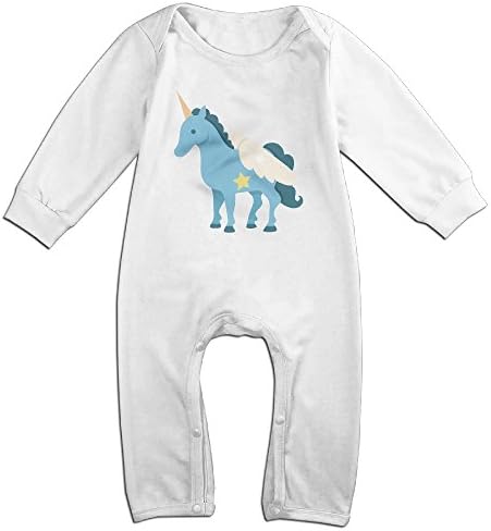 Vvw4 Cartoon UnicornNewborn Toddler Baby Long Sleeve Unisex Jumpsuit Bodysuit Outfits Clothes