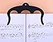 Music Book Clip Page Holder 2Pack Metal Sheet Music Holders for Sheet Music Stands,Pianos,Musicians and Cookbook Reading