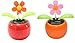 We pay your sales tax Set of 2 Dancing Flowers ~Two Colorful Daisy in Assorted Colors Pots Solar Toy Car Dashboard Home Decor Birthday Congratulatory Easter Gift The Daisies are in Random Colors
