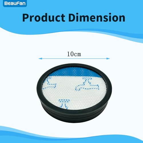 Beaufan 4 Pack of Filters Compatible with Rowenta Powerline Extreme Cyclonic RH8133 RH8147 RH8155 RH8165