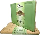 Bamboo Polypropylene Hybrid Cutting Boards for Kitchen - EXTRA LARGE 18 x 13 - Cutting Board & Chopping Board for Meat, Cheese, Vegetables | Organic Antimicrobial & Heavy Duty Butcher Block w/Groove