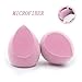 Microfiber Velvet Makeup Sponges,2 Pieces Makeup Blender Sponge, Latex-Free,Dual Layer Technology,Foundations,Powders & Creams id Creams and Powders -Flawless Coverage of Liquids,Concealer (PINK)