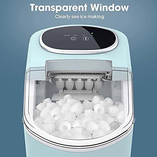 Ice Maker Machine Countertop, Portable Ice Maker with 26lbs/24Hrs, 9