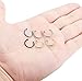 ORAZIO 6PCS 18G 316L Stainless Steel Nose Piercing Nose Rings Studs Septum Body Jewelry Piercing 6 Mixed Colors