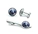 Personalized Star Trek Starfleet Command Cufflinks and Tie Clip for Trekkies Wedding Cuff Link in Giftbox