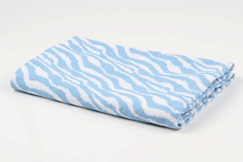 Ikat Blue/Grey Swaddling Muslin Blankets set of 4