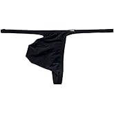 COMLIFE Men's Sexy Big Pouch Briefs Playful Semi-transparent Ice Silk Underwear