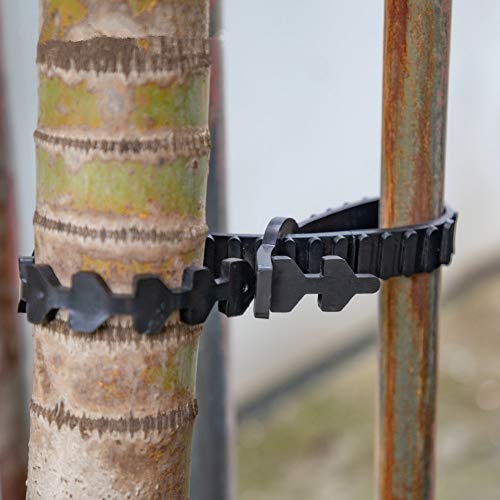 senover Adjustable Tree Stake Supports New Tree Straps Duty Tree Ties Tree Stakes Supports Tree Plant Cable Ties 5 Pieces - Thumbnail 5
