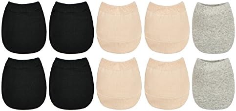 5 Pack cotton Toe Topper Liner protect health Socks