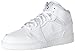 NIKE Boy's Basketball Shoes, White White Black White, 6.5