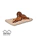 Plush Dog Bed | Ombr&eacute; Swirl Dog Bed & Cat Bed | Mocha 40L x 27W x 2.5H - Inches for Large Dog Breeds primary