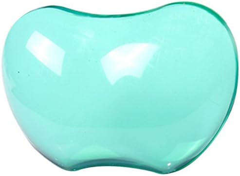 Kelier Heart Shape Anti-Slip Soft Silicone Keyboard Mouse Wrist Rest Comfort Support Pad Big (Green)