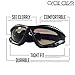 Cycle Clear Clear Tinted Motorcycle Goggles - Wind Proof Motorcycle Goggles Will Keep You Tear Free - Model ZX2