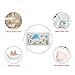 Ollieroo Bath Mat For Kids PVC Cartoon No Slip Bathtub Shower Mat with Too Hot Indicator White 27.5” X15.7”