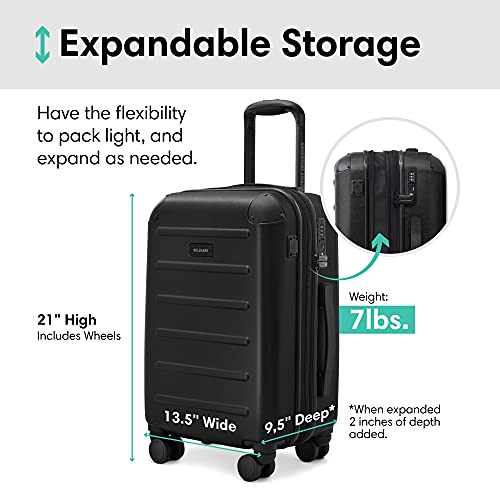 Solgaard Carry On Expandable Suitcase Hardshell Lightweight Travel